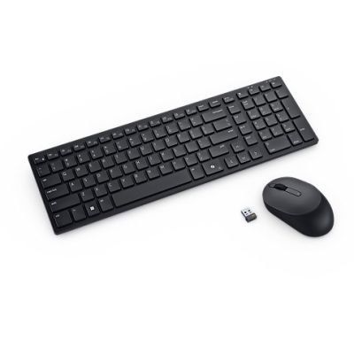 DELL Compact Quiet Keyboard and Mouse Pro - KM555 - German (QWERTZ)