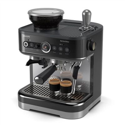 9. Philips PSA3218/10 Coffee Machine Barista Brew 15 bar pump pressure Built-in milk frother Semi-automatic 1350 W Black