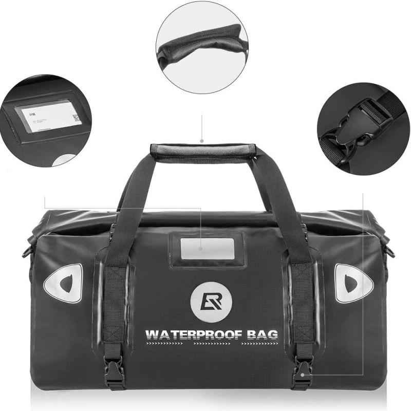 2. Rockbros AS-005BK waterproof motorcycle bag - black