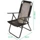 11. CAMPING CHAIR WITH ARMRESTS 61x66x65-108CM FOLDING BLACK ENERO CAMP
