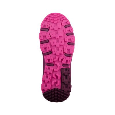 4. Trollkids Kids Tronfjell Hiker Mid Waterproof Pink Hiking Shoes (476-234)