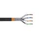 3. Digitus Dry outdoor installation cable category 7, S/FTP, AWG 23/1, PE, 100m, black, reel