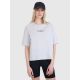2. Women's oversize T-shirt with print 4F 4FRSS25TTSHF2873-27M