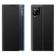 Sleep Case Bookcase Type Case with Smart Window for Samsung Galaxy A22 4G black