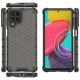 20. Honeycomb case armored cover with a gel frame for Samsung Galaxy M53 5G black