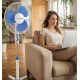 14. Esperanza HURRICANE EHF001WB standing fan (white)