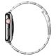 15. Spigen Modern Fit Band for Apple Watch 4/5/6/7/8/SE (38/40/41 mm) - Silver