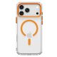 3. Spigen Ultra Hybrid Optik S MagSafe Case for iPhone 18 Pro / 17 Pro - Transparent Orange
