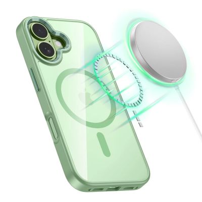 4. Tech-Protect MagMat MagSafe Case for iPhone 17 - Transparent Green