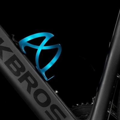 3. Rockbros 2017-11ABL Aluminum Bike Bottle Holder - Blue