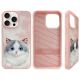 2. Nimmy Big Eyed Pet 2.0 Cat Case for iPhone 15 Pro Max - Pink