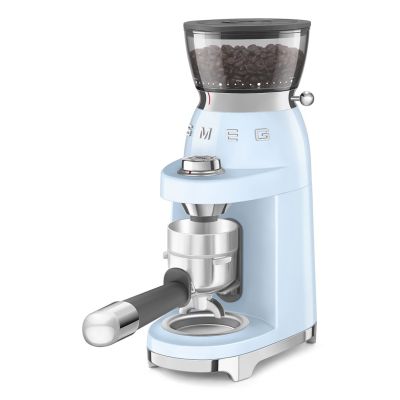 6. Smeg CGF03PBEU Coffee Grinder 150W Blue