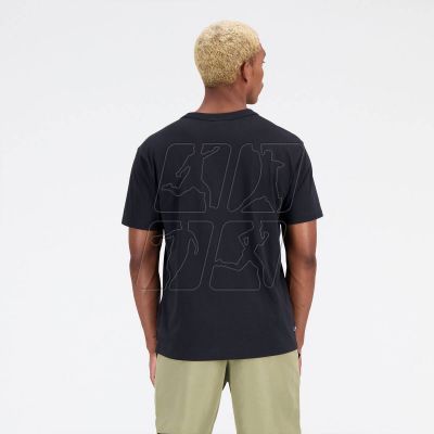 3. New Balance Essentials Reimagined Cott BK M T-shirt MT31518BK