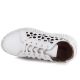 3. Women's leather platform shoes white Artiker 56C1167