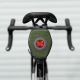 12. Rockbros C52-2 lightweight saddle bag with 250 mAh lighting - green