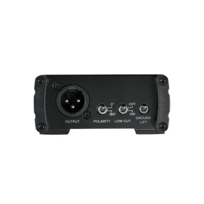 4. Mackie MDB-1A - Active direct box - Bass guitar - Synthesizer - Schwarz - 20 - 20000 Hz - 330000 Ohm - 24-48