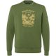 Men’s SUPER.NATURAL M Summer Break Crew Green Sweatshirt