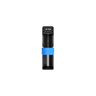 5. XTAR FAST BATTERY CHARGER 3.7V/1.2V USB-C POWER BANK - 1 CHANNEL SC1+