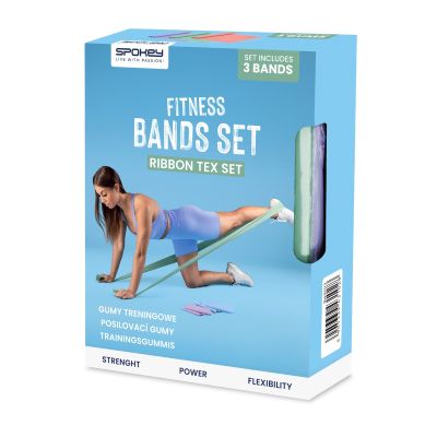16. Set of 3 Spokey RIBBON TEX SET fitness bands