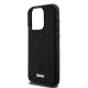 6. DKNY 3D Rubber Repeat Pattern case for iPhone 15 Pro Max - black