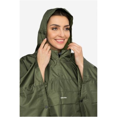 4. VIKING VesperBackpack Rain Poncho, Green