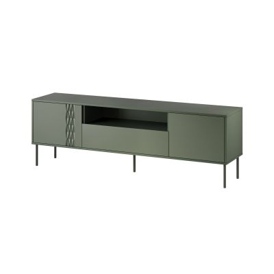 EF TRESSE TV cabinet 180x40x54.5 matt green