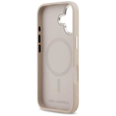 7. Karl Lagerfeld Karl & Choupette Pins MagSafe Case for iPhone 17 Pink