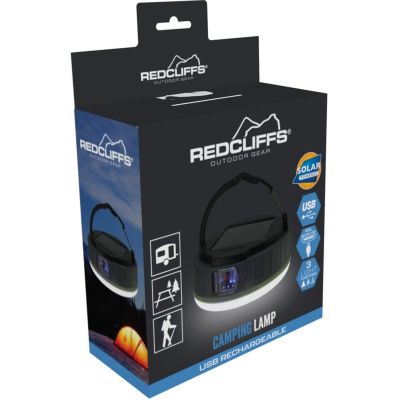 2. REDCLIFFS USB SOLAR CAMPING LAMP