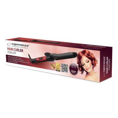 9. Esperanza Penelope EBL006 Hair Curler (45W; black)