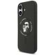 2. Karl Lagerfeld Silicone Karl&Choupette Ring MagSafe Case for iPhone 17 - Black