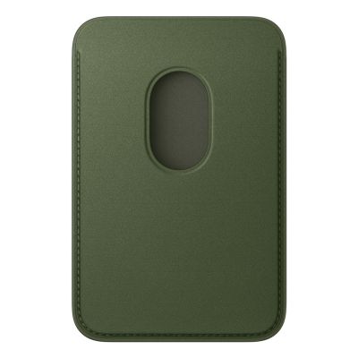 2. Apple iPhone FineWoven Wallet with MagSafe – Moss