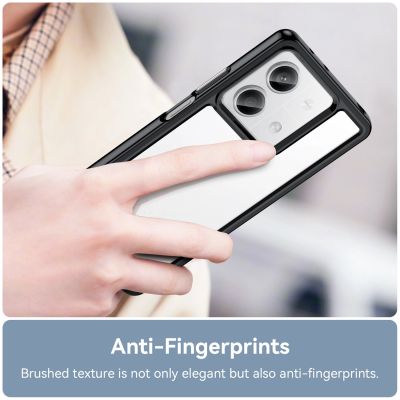 5. Outer Space Case with gel frame for Xiaomi Redmi Note 13 5G - black