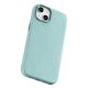 13. iCarer Litchi Premium Leather Case iPhone 14 Magnetic Leather Case with MagSafe Green (WMI14220709-GN)