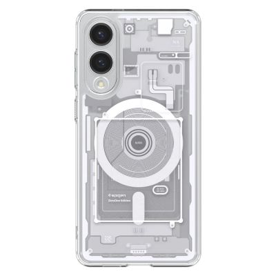 2. Spigen Ultra Hybrid Mag Case with MagSafe for Samsung Galaxy S25 Edge with Print - White