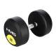 3. Rubber-coated dumbbell 25kg HMS HG PRO 25