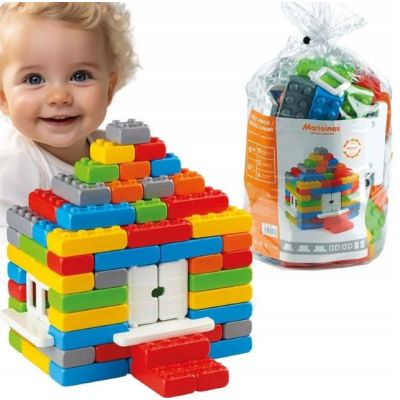 5. Marioinex "junior bricks" building blocks, 110 pieces