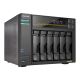 5. AS6806T NAS; Tower; 6x (3.5" SATA HDD/ 2.5" SSD); AMD Ryzen Embedded V3C14; 16G ECC DDR5 SODIMM (max. 64GB), 2x 10GbE, 2x 5GbE, 4x M.2 2280 NVMe PCIe 4.0, 2x USB4, 2x USB 3.2 Gen, 1x optional 10 GbE card