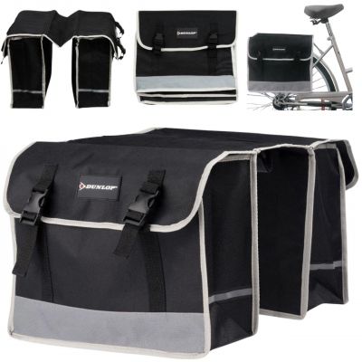 Dunlop double pannier rack bicycle bag 26L 417400