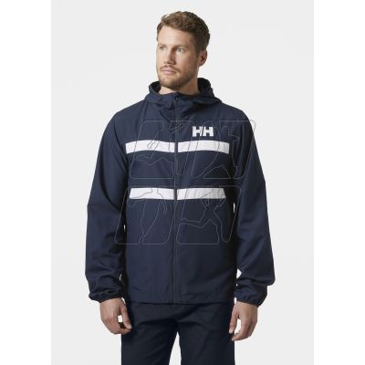 5. Helly Hansen Salt Striped Windbreaker JKT M Jacket 34453 597