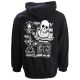 2. Vans Black Crazy Eddy 66 Loose Pullover Hoodie - VN000JE7BLK