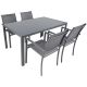 14. GARDEN TABLE 150x90x73CM DARK GREY