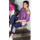 LEONE LW1009/S16 long leggings navy blue "S"