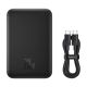 12. Baseus Magnetic Mini Air 6000mAh 20W Powerbank with Inductive Charging and Baseus Simple USB-C Cable (20V/3A) 30cm - Black