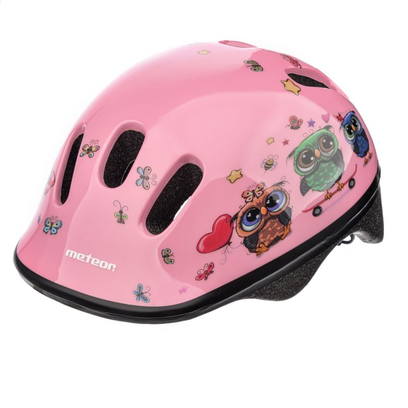 Children’s bicycle helmet METEOR KS06 little owl