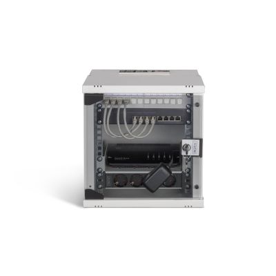 8. 10" network package, 6U rack and hardware, gr SOHO Pro version, no assembly required