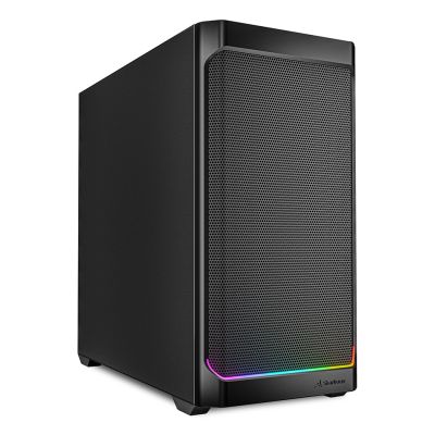 10. Sharkoon MK4 RGB Strip Micro Tower Black