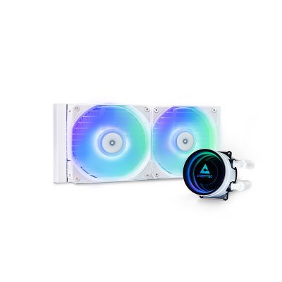 9. Chieftec Iceberg 240 RGB white water cooling