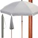 GARDEN UMBRELLA 220CM GRAY