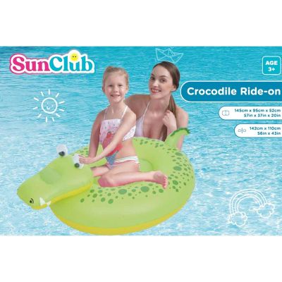 6. INFLATABLE CROCODILE 145x95x52CM 35446
