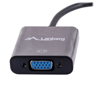 2. Lanberg AD-0006-BK adapter (Mini DisplayPort M - D-Sub (VGA) F; 0.20m; black)